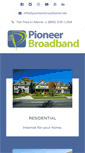 Mobile Screenshot of pioneerbroadband.net